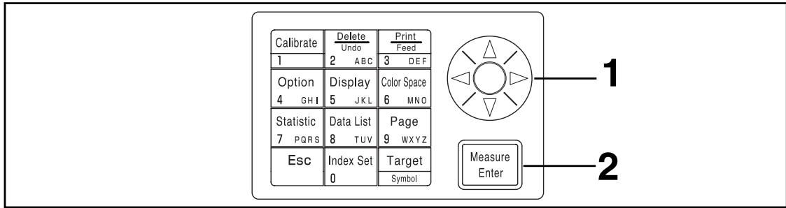 KONICA CR-400 - Press the Measurement key Measure Enter to start measurement. - 2