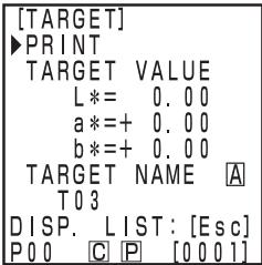 KONICA CR-410 - Select "EDIT" using the key and press the Measure/Enter key. - 2