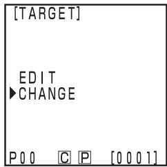 KONICA CR-410 - Select "EDIT" using the key and press the Measure/Enter key. - 3