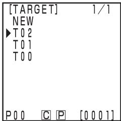 KONICA CR-410 - Select the color difference target color to deleted using the key. - 1