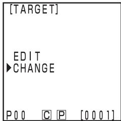 KONICA CR-410 - Select "EDIT" using the key and press the Measure/Enter key. - 4
