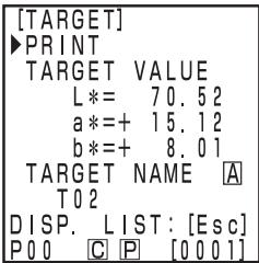 KONICA CR-410 - Select "EDIT" using the key and press the Measure/Enter key. - 4