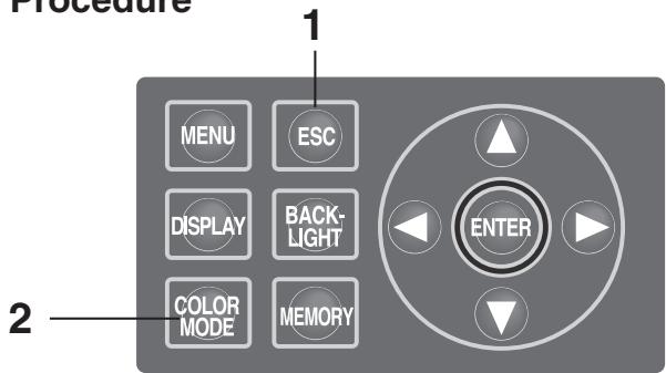 KONICA CS-2000 - Selecting Color Space - 1