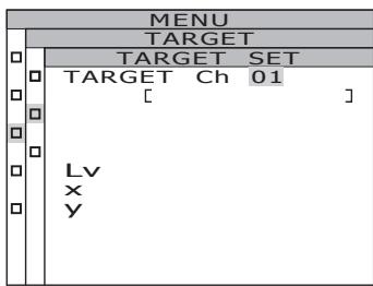 KONICA CS-2000 - Enter the target color ID. - 2