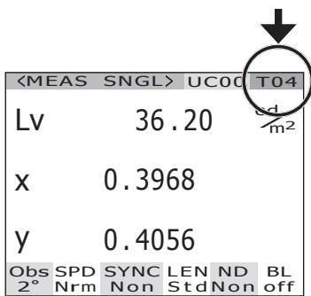KONICA CS-2000 - Press ESC key. - 1