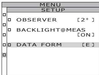 KONICA CS-2000 - Press ESC key. - 2