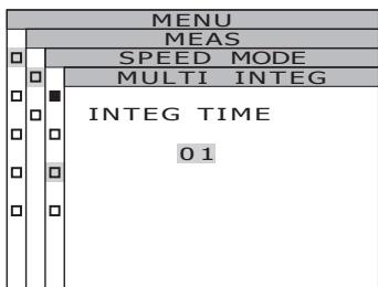 KONICA CS-2000 - Press either  or  key to select [MEAS] and then press ENTER key. - 4
