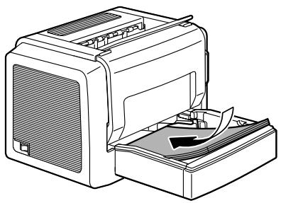 KONICA PAGEPRO 1350E - How do I refill Tray 1? - 3