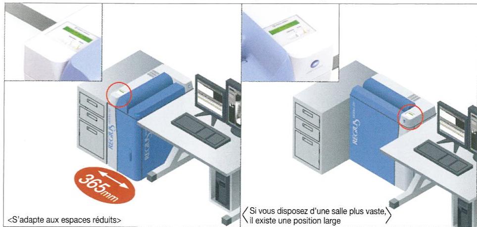 KONICA REGIUS 110 - Une meilleure accessibilité - 2