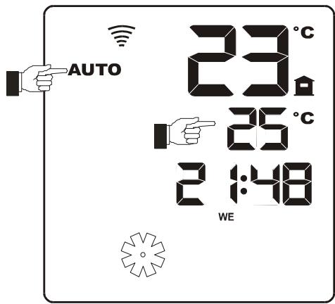 MCZ CLUB AIR - Passage du mode automatique au mode manuel - 2
