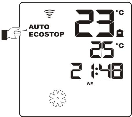 MCZ CLUB AIR - Activation, désactivation modalité eco-stop - 1