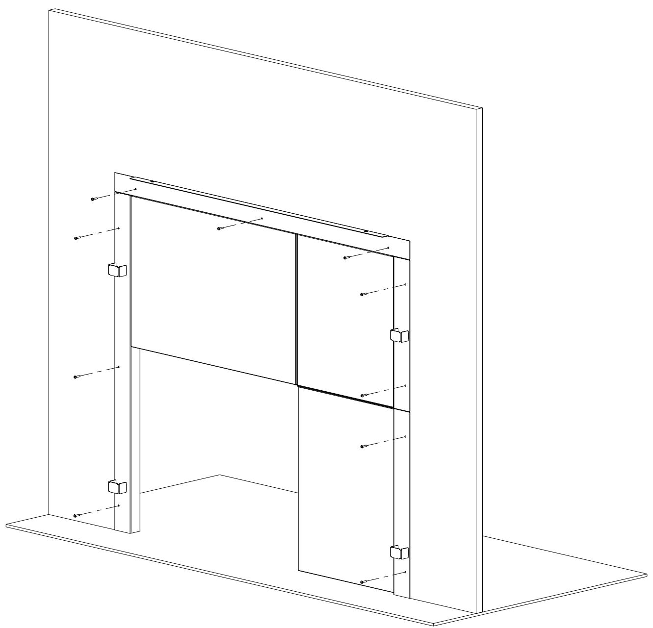 MCZ FORMA - FISSAGGIO CARTONGESSO - 1