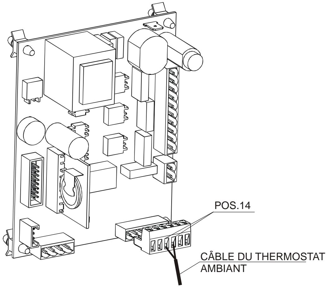 MCZ KAIKA AIR - Branchement à un thermostat ambiant - 4