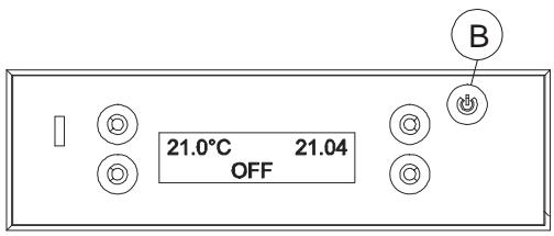 MCZ KAIKA AIR - Marche/arrêt à partir du tableau de commandes ou de la télécommande (si elle a été achetée) - 2