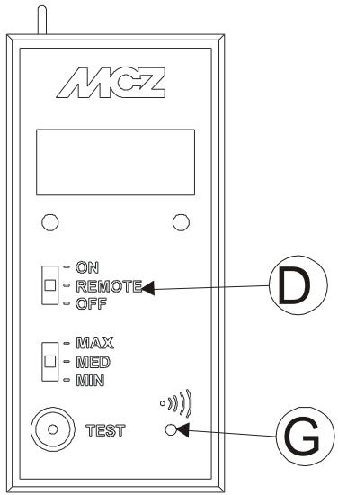 MCZ MUSA AIR - SYNCHRONISATION DE LA TÉLÉCOMMANDE - 1