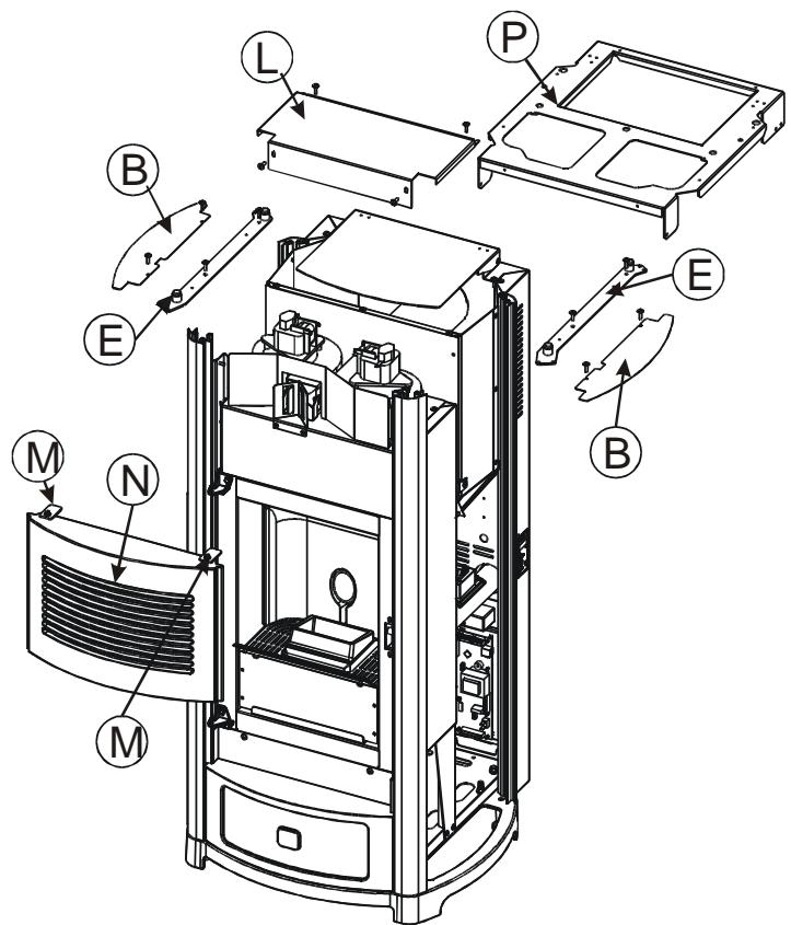 MCZ MUSA COMFORT AIR - Nettoyer et remonter le tout en utilisant un nouveau joint de tête. - 2