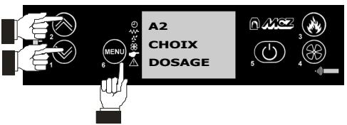 MCZ NOVA MULTI AIR - Mémoriser le dosage du poêge. - 2