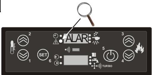 MCZ POLAR HYDRO - Signalisation des alarmes - 1