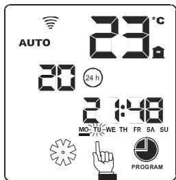 MCZ POWERBOX COMPACT - Début de la programmation : LUNDI - 5