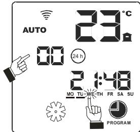 MCZ POWERBOX COMPACT - Début de la programmation : LUNDI - 8