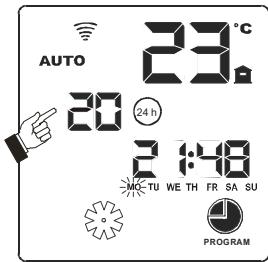 MCZ POWERBOX COMPACT - Début de la programmation : LUNDI - 4