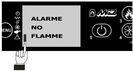 MCZ SATURN - Description des alarmes - 1