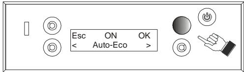MCZ STAR HYDRO - Activation, désactivation modalité auto-eco - 6