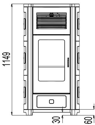 MCZ SUITE HYDRO - Dimensions suite version HYDRO - 2