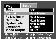 ROLLEI PREGO DP5200 - Formatting the SD Card - 3