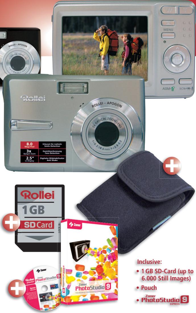 ROLLEI RCP-S8 EDITION - Megapixels - 8