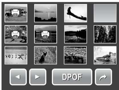 ROLLEI XS-10 INTOUCH - Pour régler DPOF sur plusieurs fichiers - 3