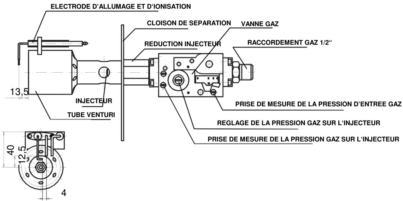 SOVELOR GTS 35 - Vue 8 montage de la bride d'évacuation des fumées - 5