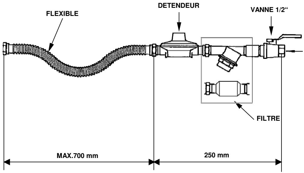 SOVELOR GTS 35 - Vue 8 montage de la bride d'évacuation des fumées - 3