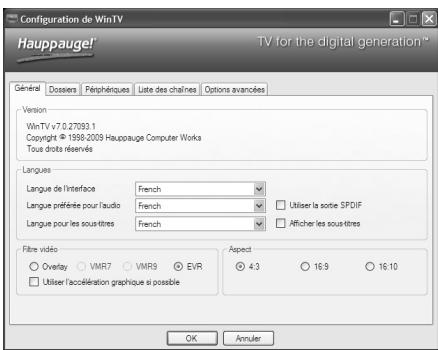 HAUPPAGE HVR-1100/4000 - Configuration - 1