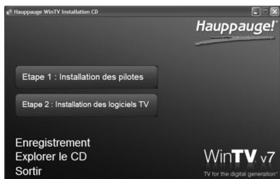 HAUPPAGE HVR-1100/4000 - Installation des pilotes et applications - 1