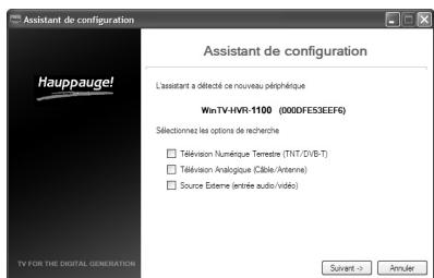 HAUPPAGE HVR-1100/4000 - Recherche des chaînes - 1
