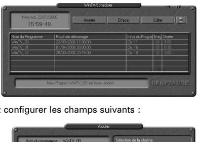 HAUPPAGE HVR-3000 - Raccourcis clavier - 2