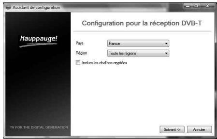 HAUPPAGE HVR-900/930C - Recherche des chaînes - 2