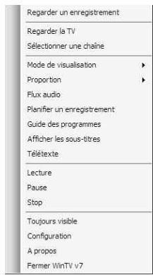 HAUPPAGE MINISTICK/AERO - Le menu contextuel - 1