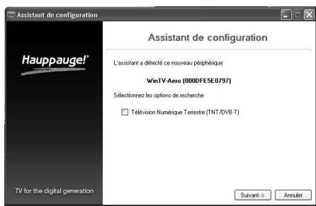 HAUPPAGE MINISTICK/AERO - Recherche des chaînes - 1