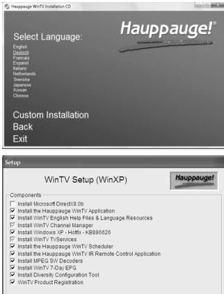 HAUPPAGE NOVA-S PLUS - Lancez l'application wintv - 2