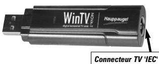 HAUPPAGE NOVA-T-STICK - Connection des câbles - 1