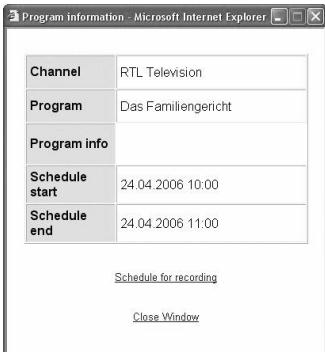 HAUPPAGE NOVA-T-STICK - Wintv-scheduler - 2