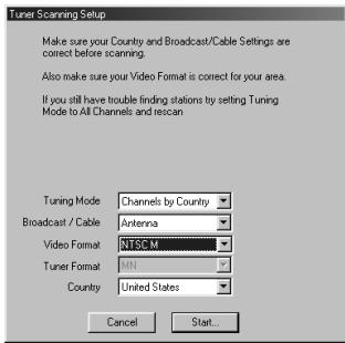 HAUPPAGE PVR-250/350 - Réglage des chaînes - 1