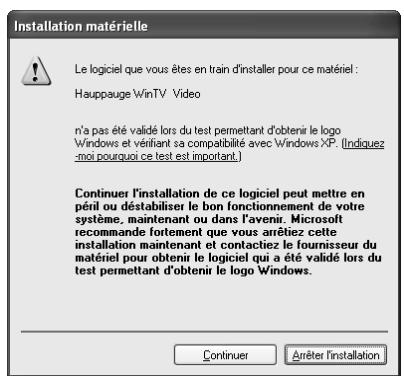HAUPPAGE WINTV-EXPRESS - Installer les pilotes pour windows XP - 2