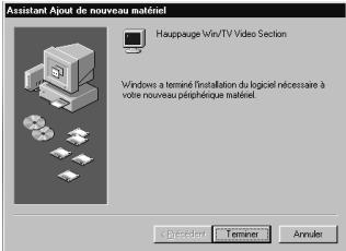 HAUPPAGE WINTV-EXPRESS/GO - 3A. installer les pilotes wintv pour windows 98se/me/2000 - 3