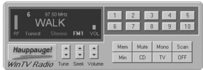 HAUPPAGE WINTV-EXPRESS/GO - Fonctions de la télécommande : - 2