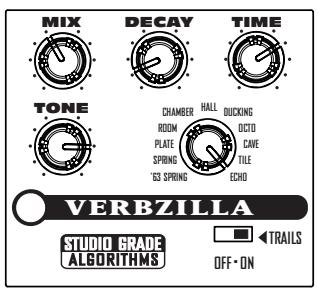 LINE 6 TONECORE VERBZILLA - Nappes harmoniques - 1