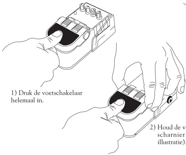 LINE 6 CRUNCHTONE - Instructies voor het verrangen van de batterij - 1
