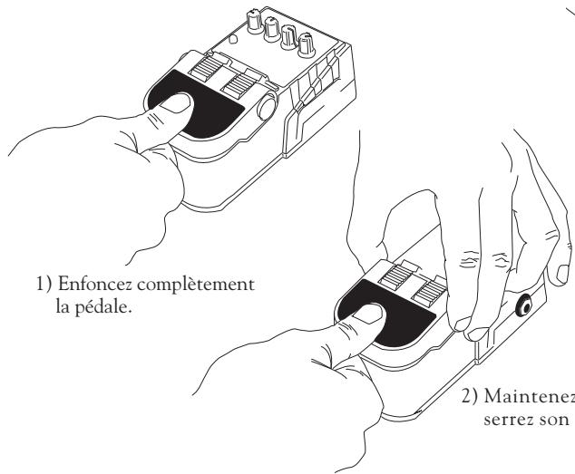 LINE 6 CRUNCHTONE - Instructions pour le remplacement de la pile - 1